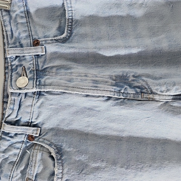 Zara Light Blue Women's Jeans. Size 0. High Rise Straight Leg. - Picture 2 of 5